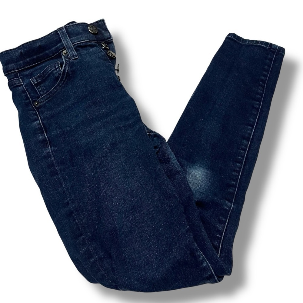 Veronica Beard Debbie High-Rise Stretch Skinny Ankle Jeans Size 25/0